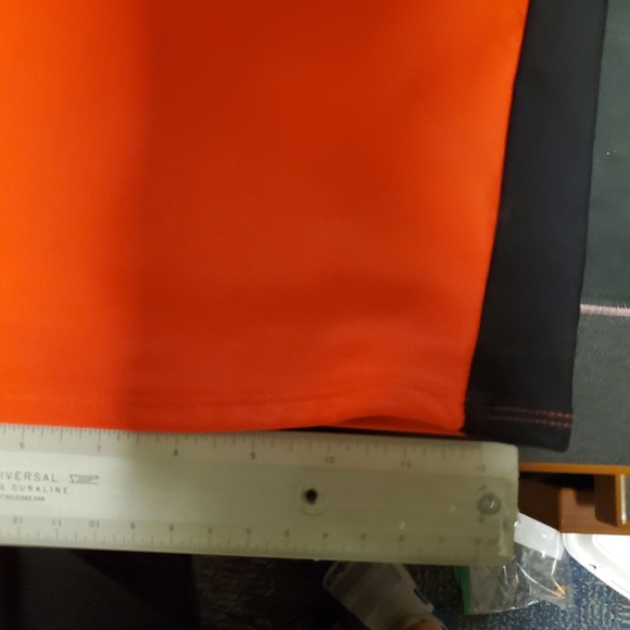 Puma LUXTG Orange And Black bandeau top Crop - Picture 6 of 6